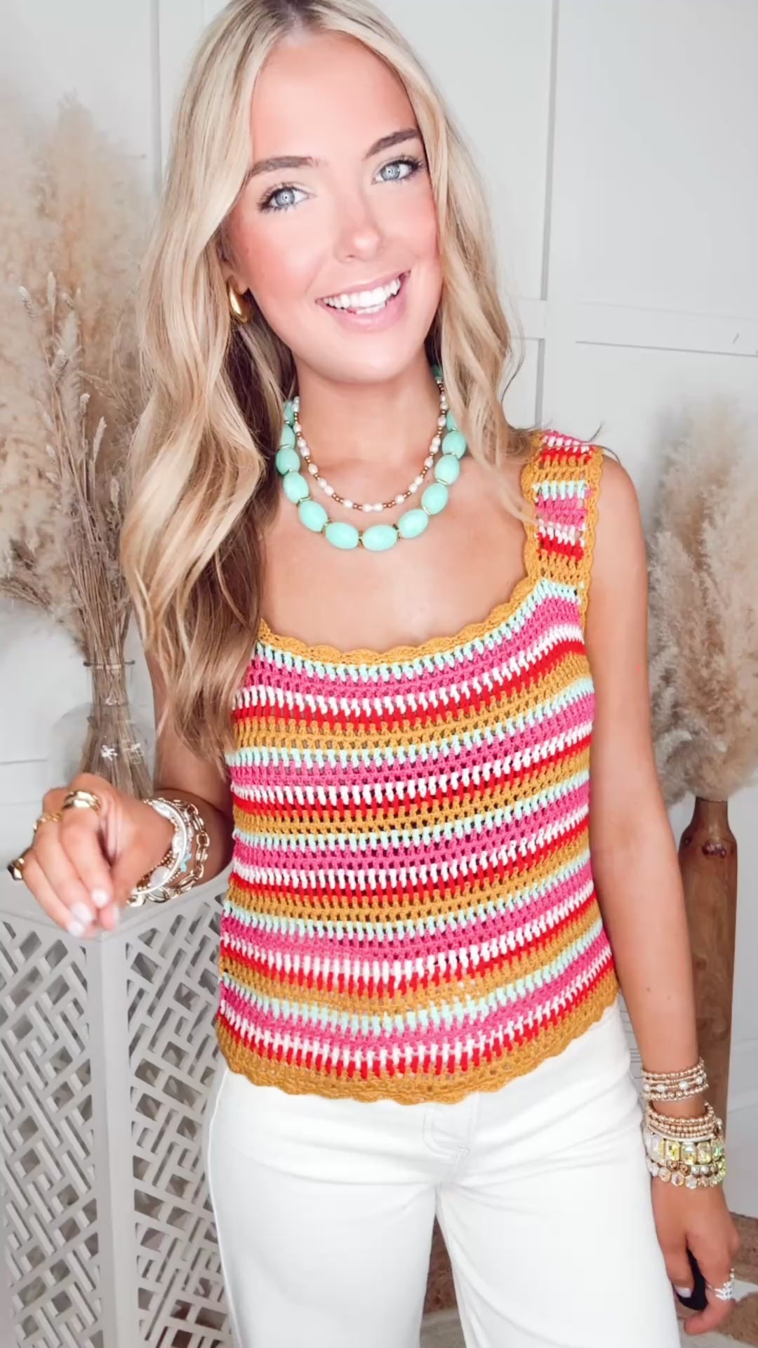 The Cala Crochet Tank