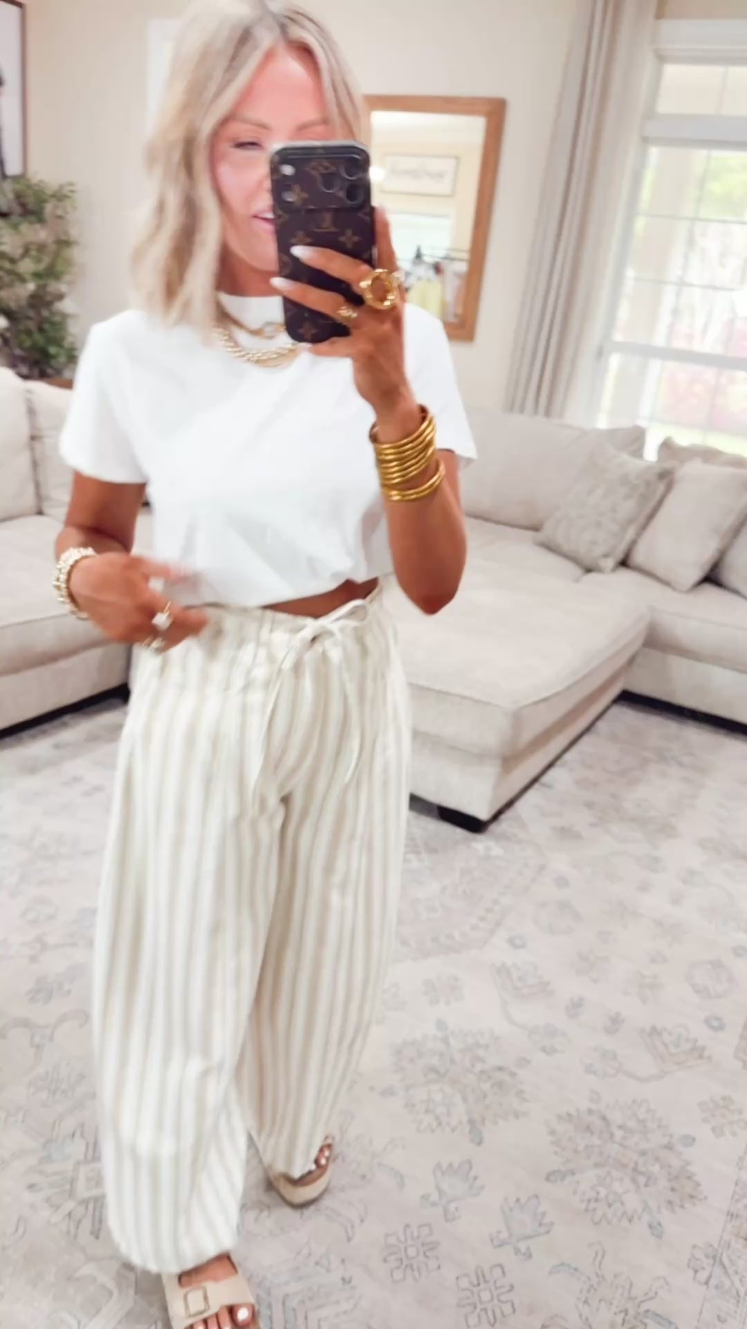 Classic Relaxed Crop Tee-White