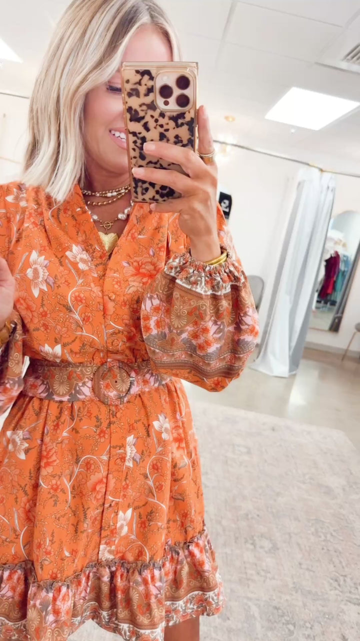 Rustic Meadow Mini Dress