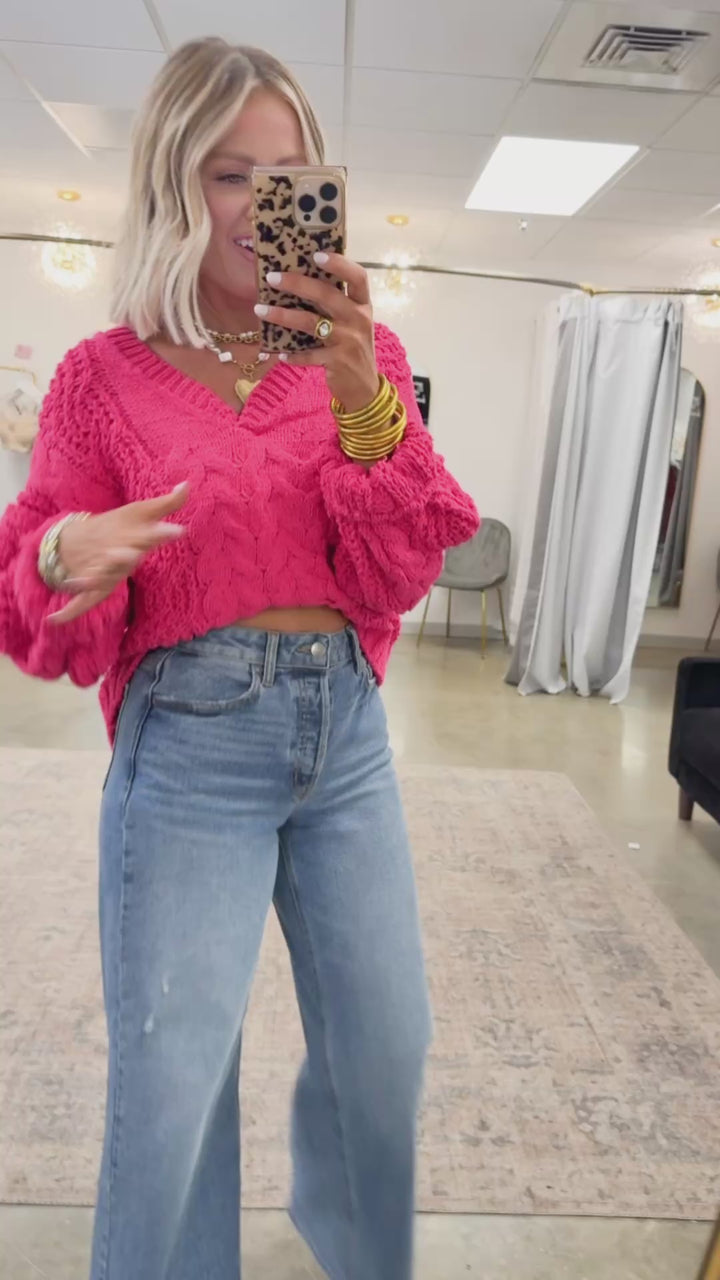 Melrose Balloon Sleeve Sweater