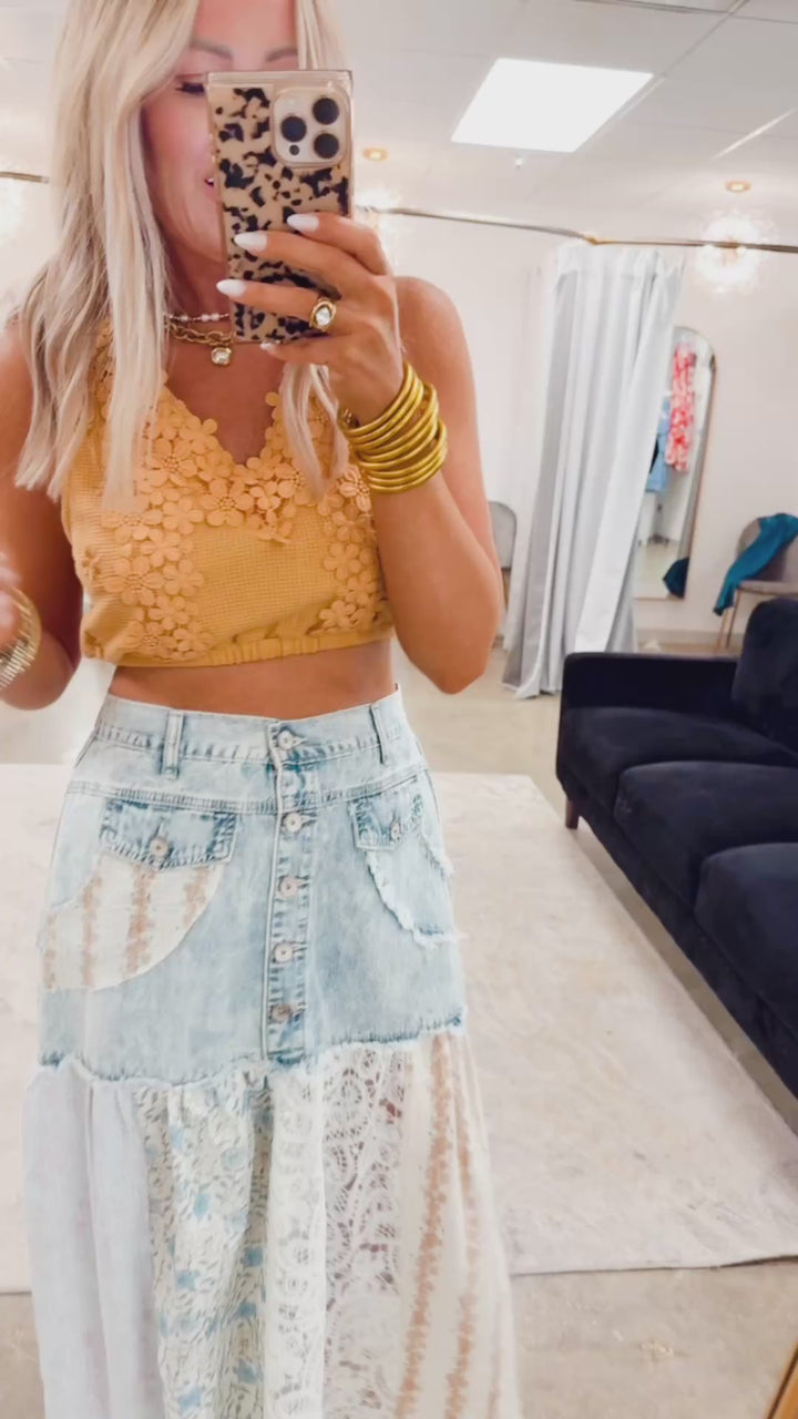 Harmony Denim Skirt