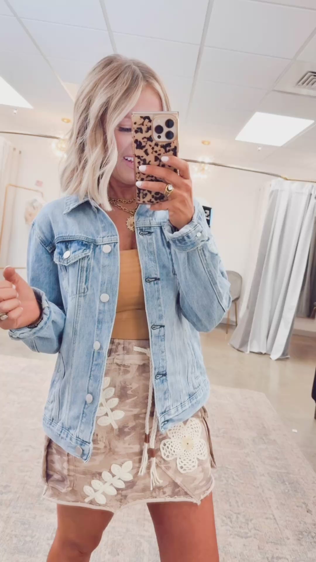Relaxed Fit Vintage Denim Jacket