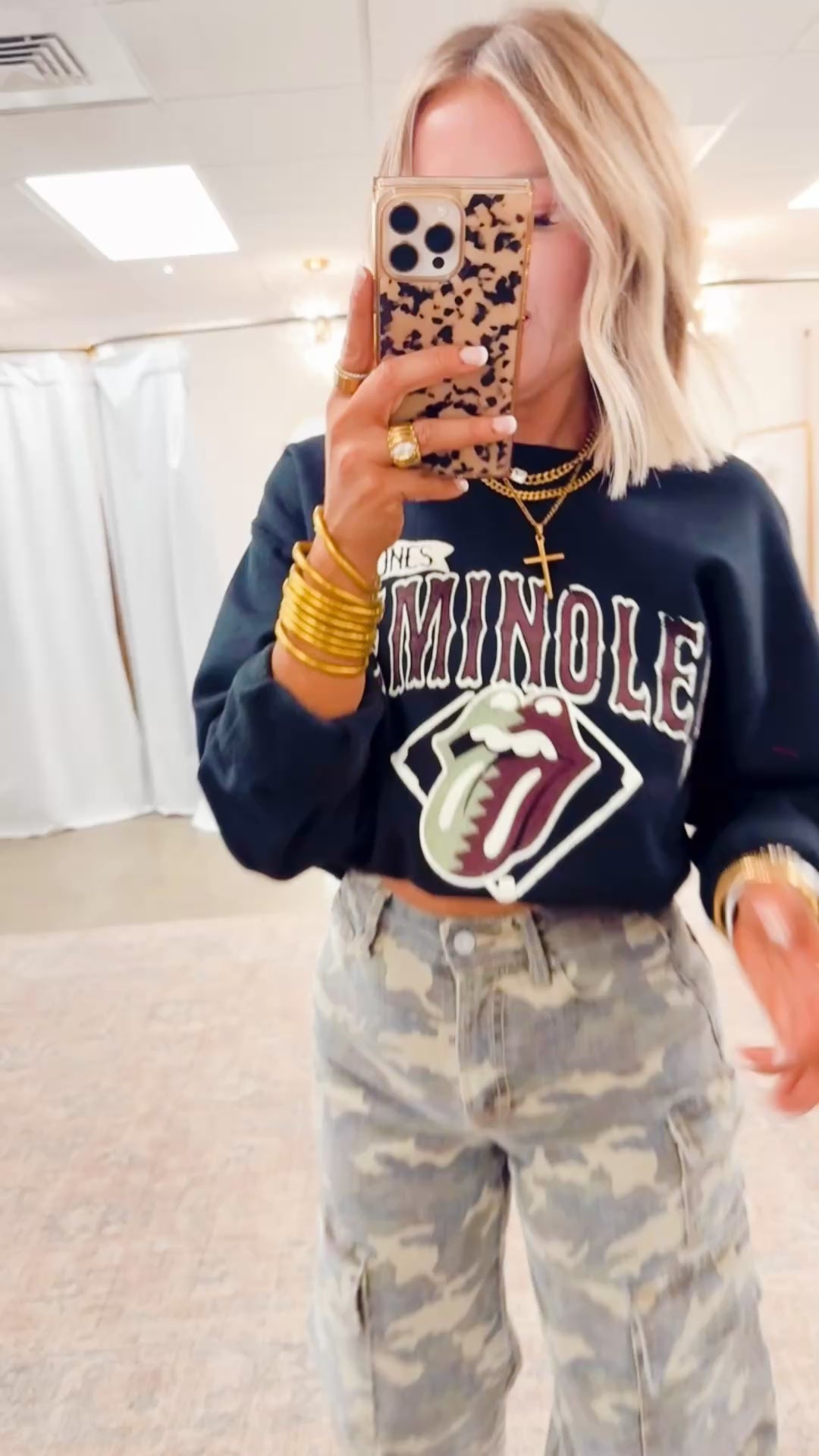 Rolling Stones Seminoles Diamond Sweatshirt