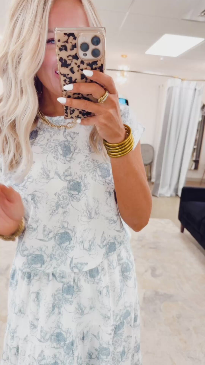 The Juliette Bloom Top & Skirt Set