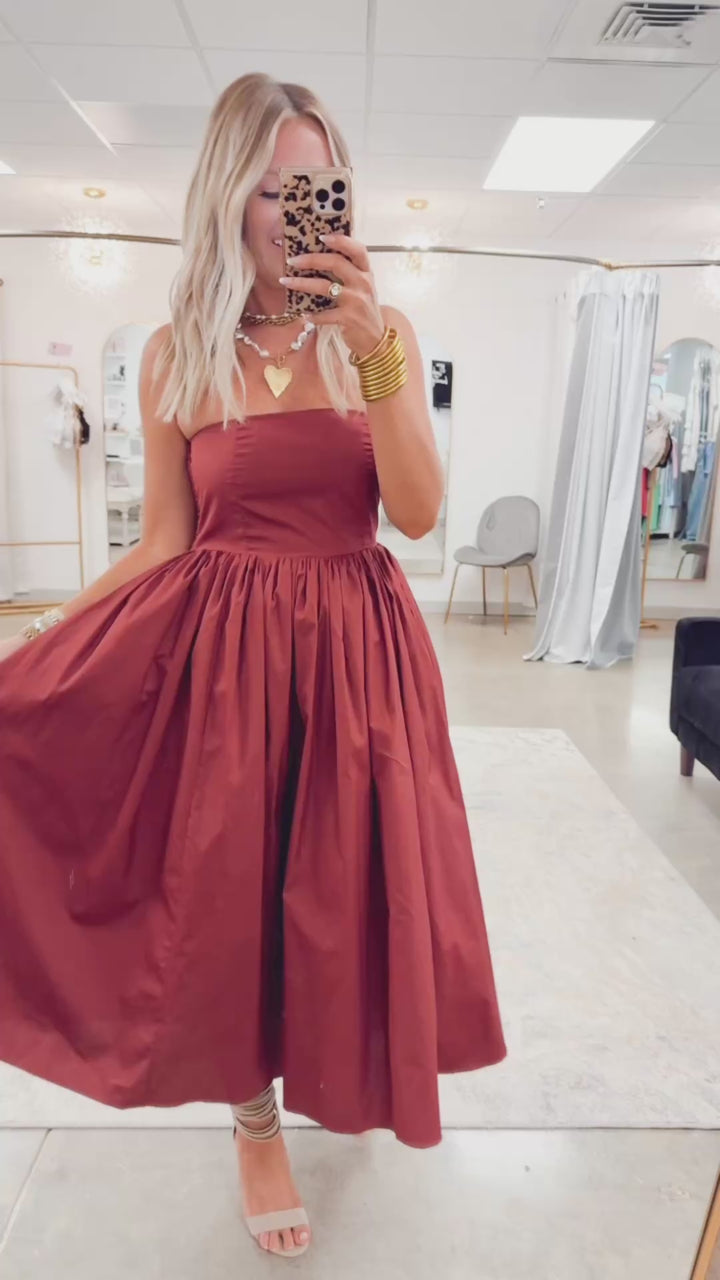 Amelia Flare Midi Dress