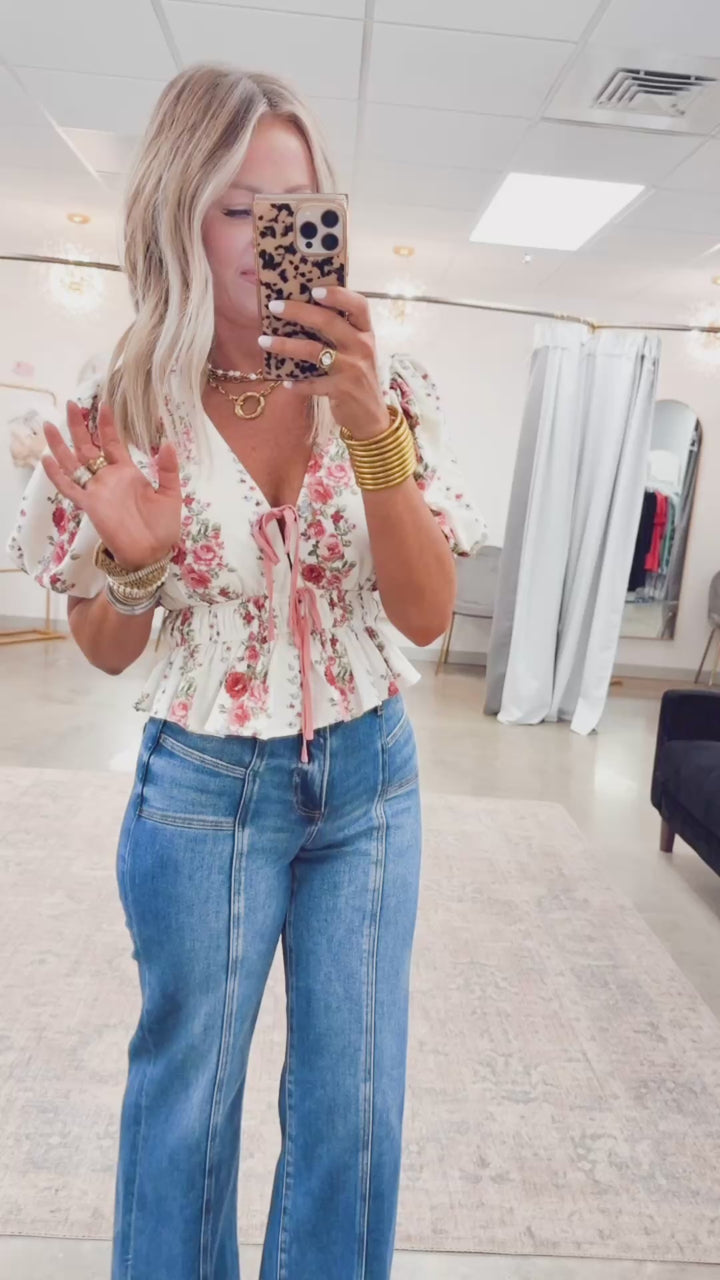 Evie Floral Top