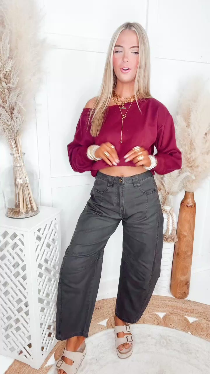 Jade Wide Leg Pintuck Pants