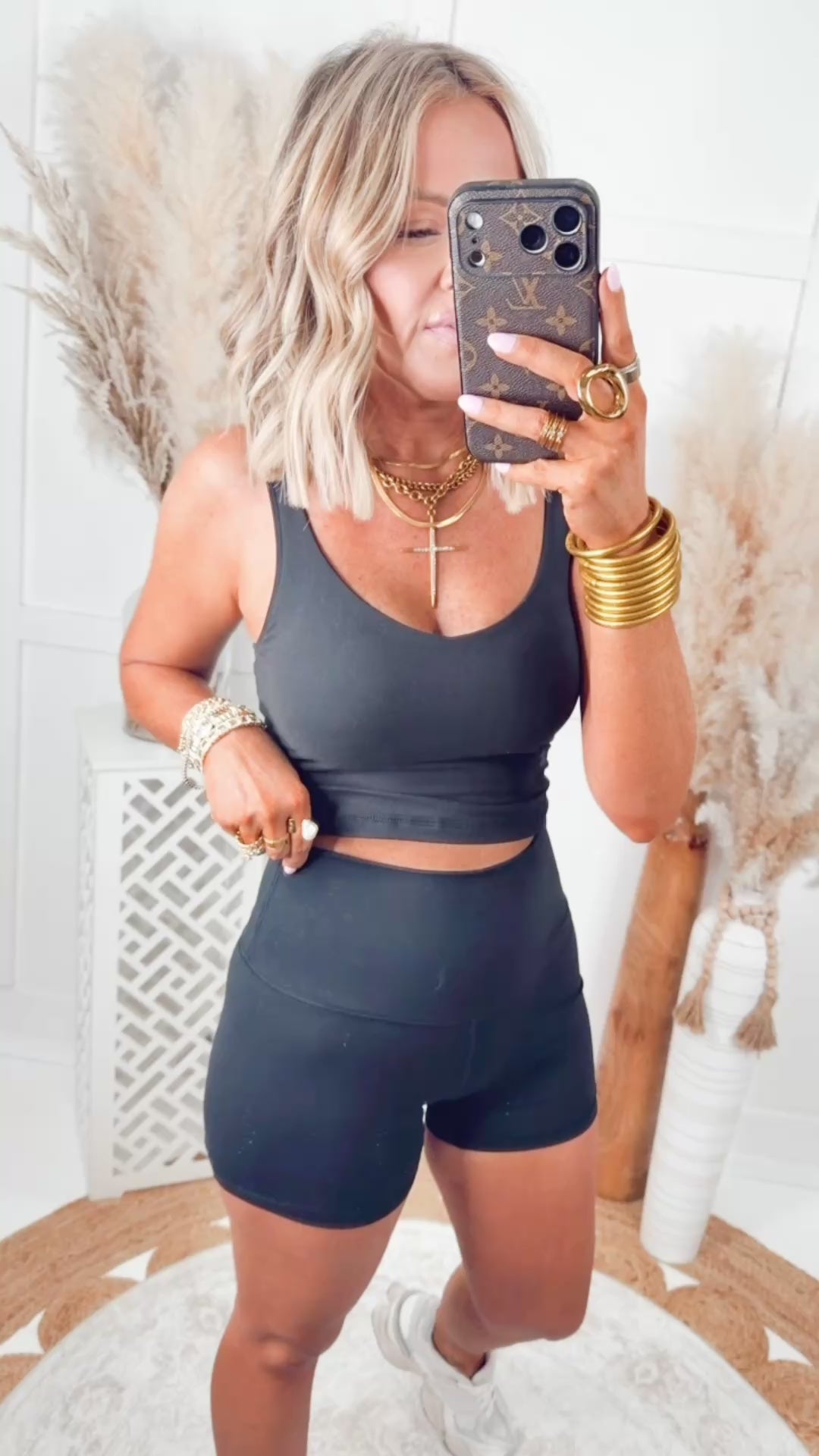 The Hot Shot Biker Shorts-Black