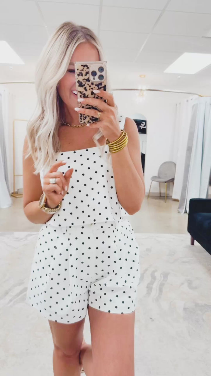 Pretty in Polka Short Set