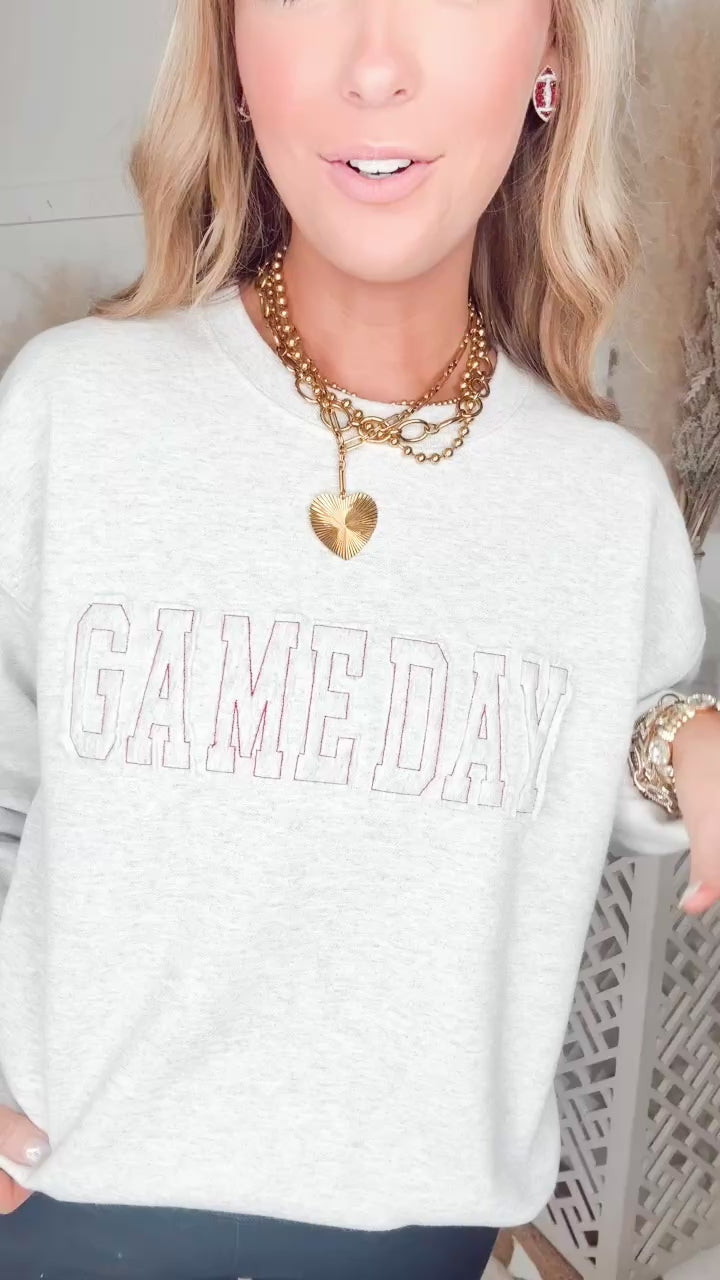 Game Day Sweatshirt-Grey
