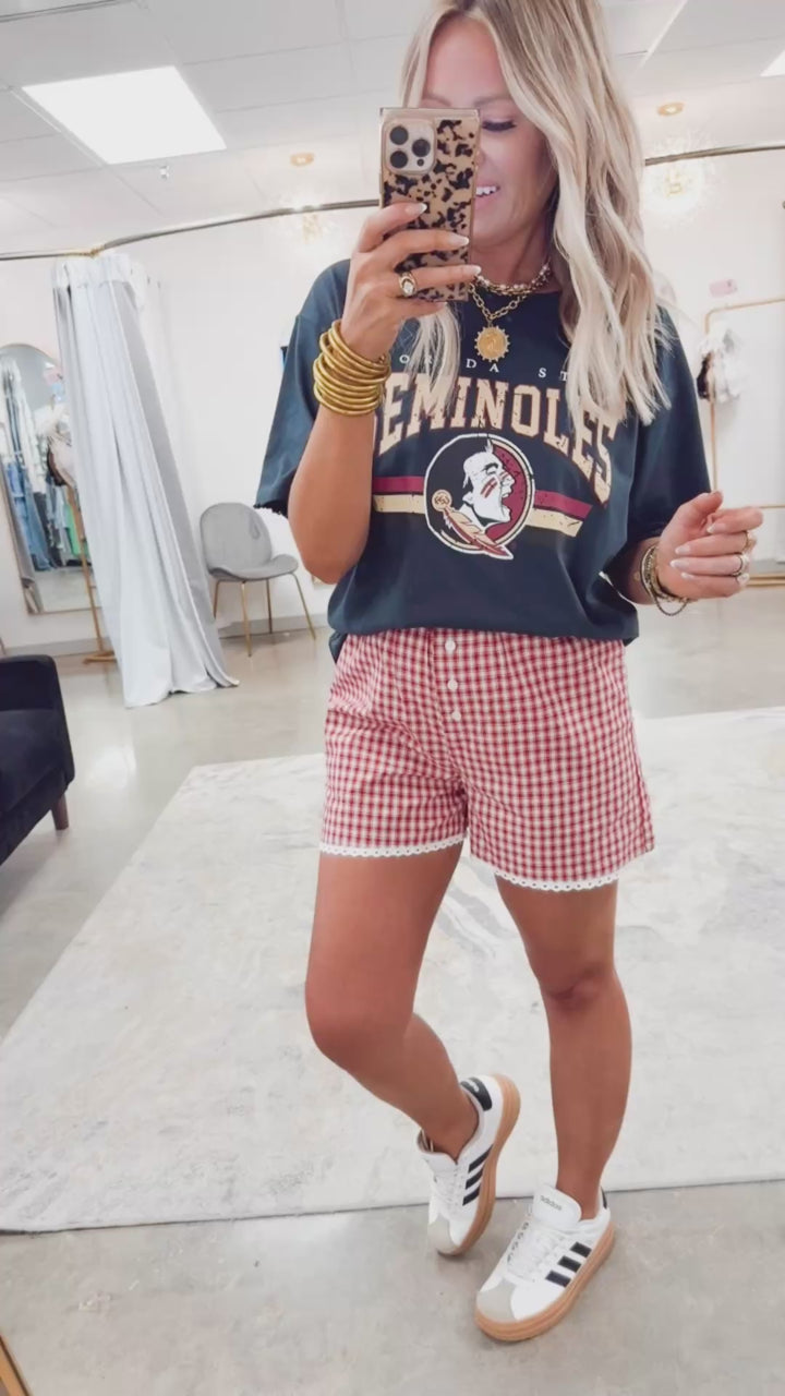 Seminoles Distressed Boyfriend Tee