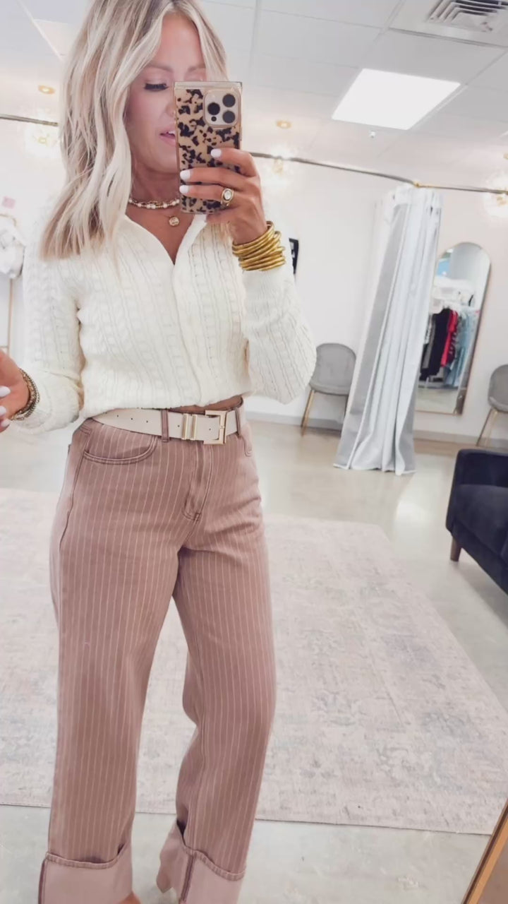 Axis Stripe Jeans