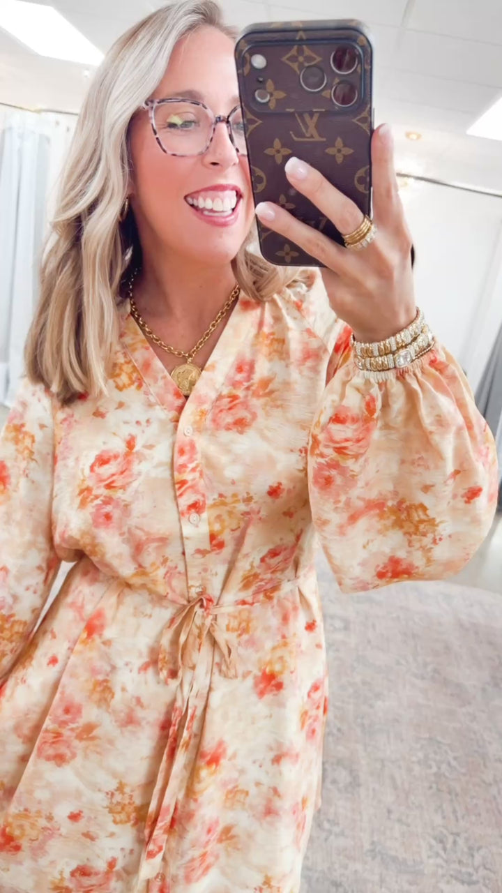 The Blushing Garden Mini Dress