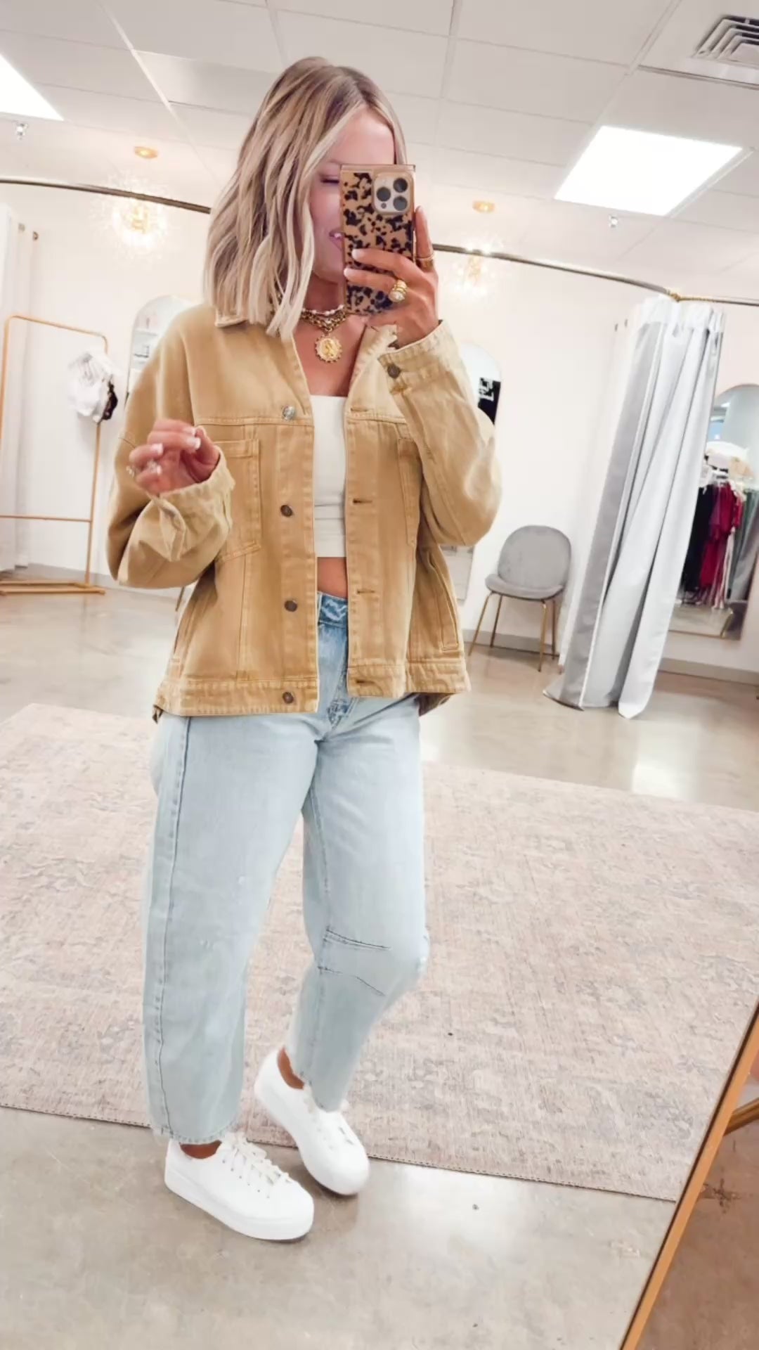 Oak Ridge Denim Jacket-Tea Satin