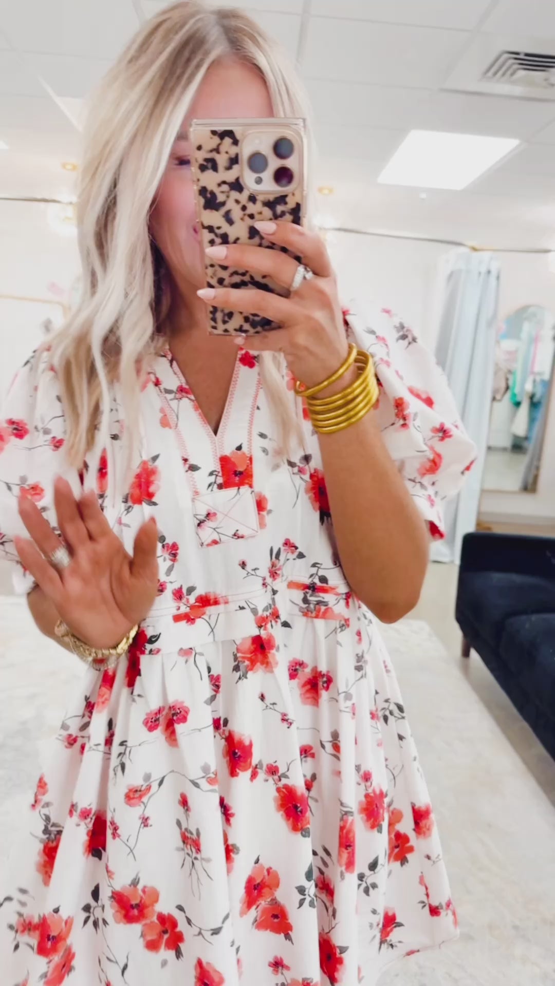 Rosalie Bloom Mini Dress