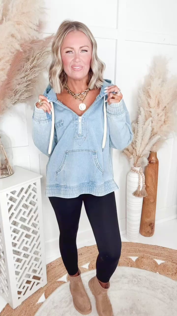The Callie Half-Zip Hoodie