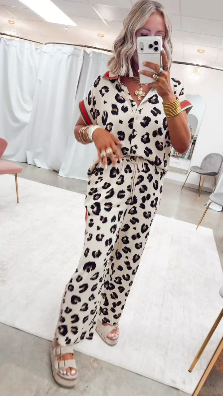 The Leopard League Pants Set