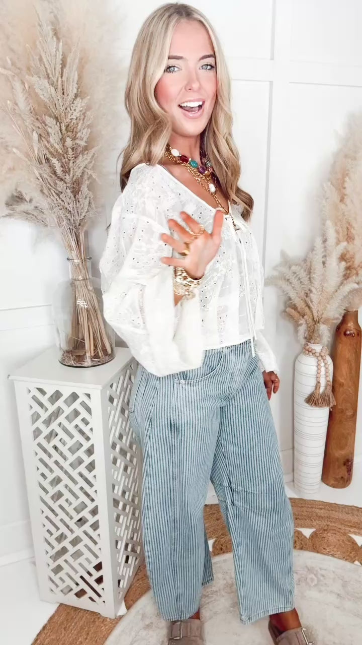 The Brinley Barrel Jean