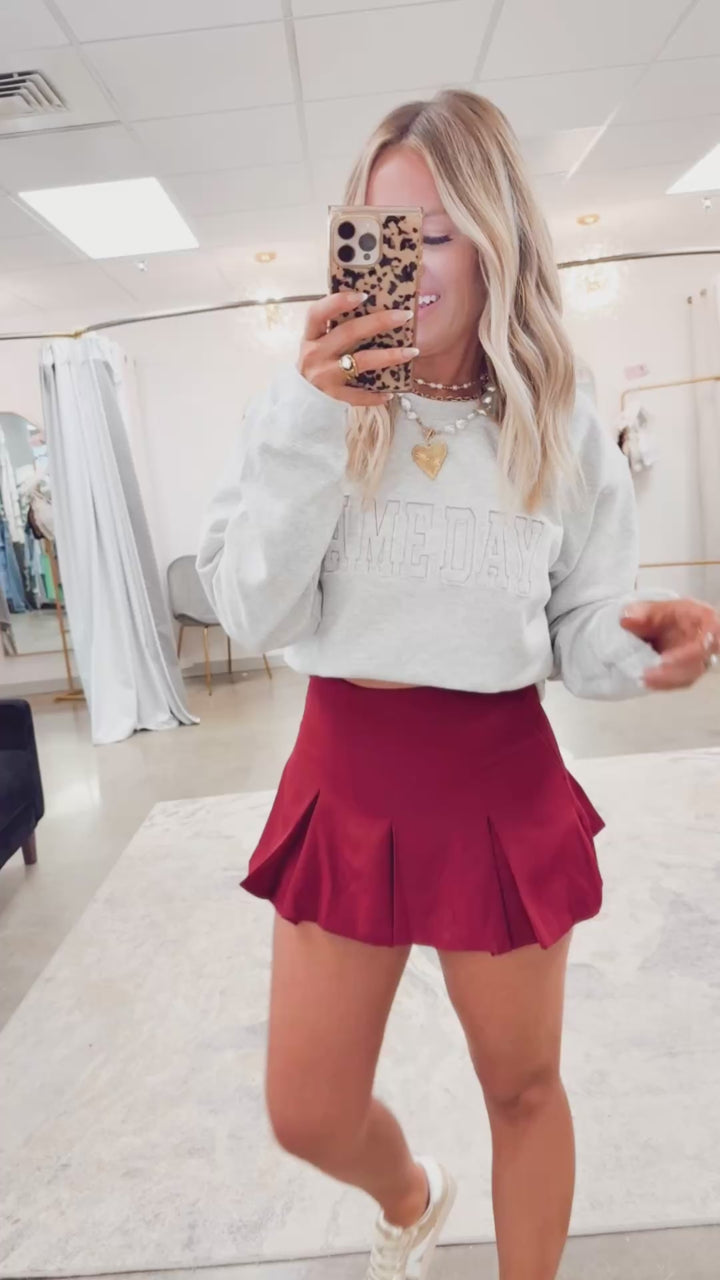 Game Day Sweatshirt-Grey