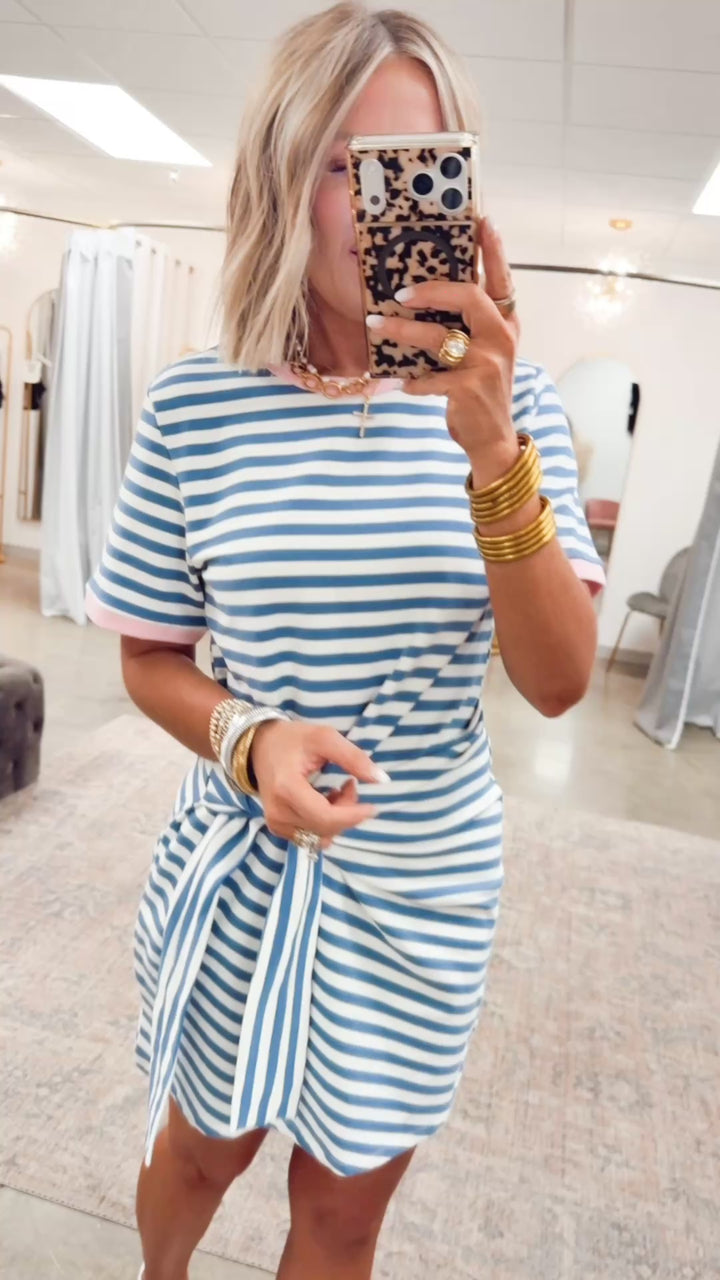 The Nautical Tie Mini Dress