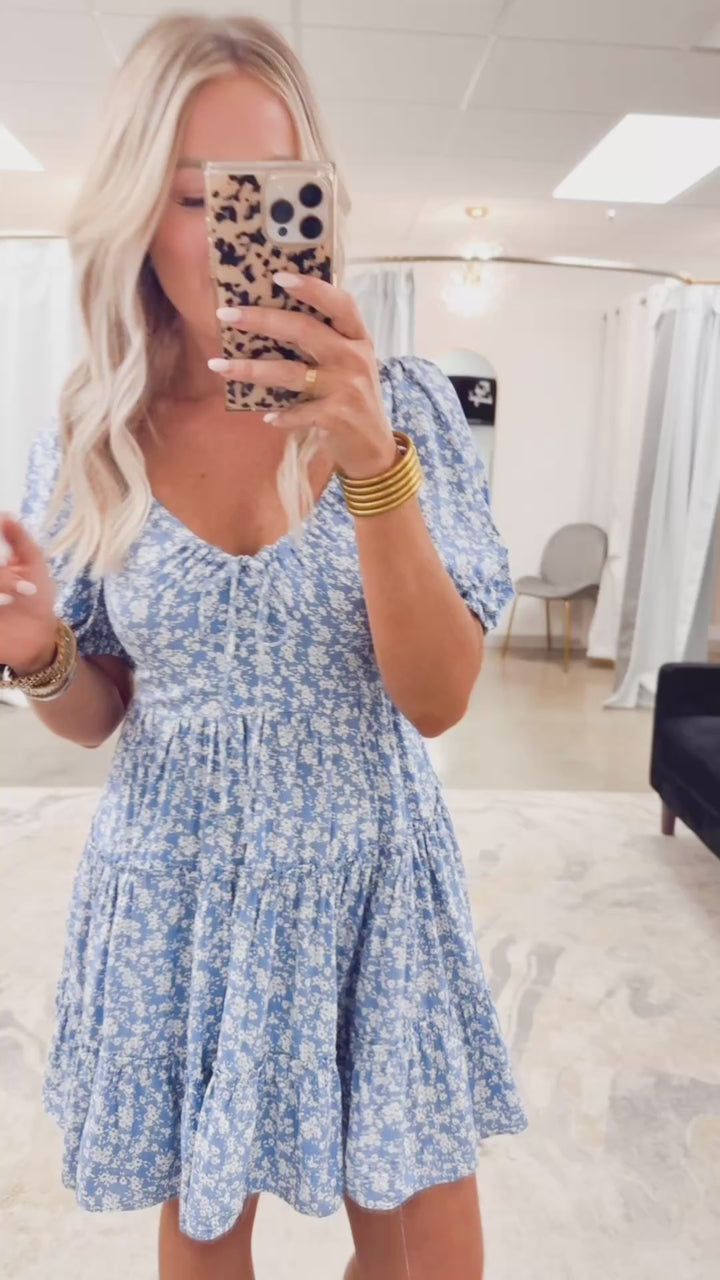 Noelle Floral Babydoll Dress