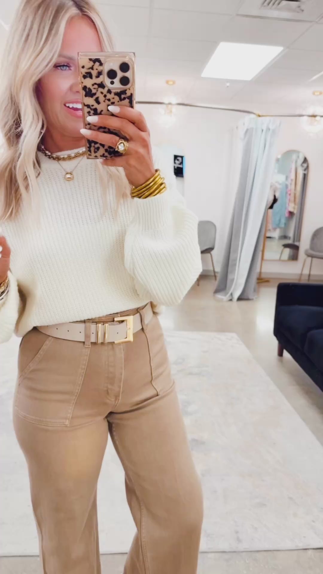 Cream Effortless Comfort Sweater