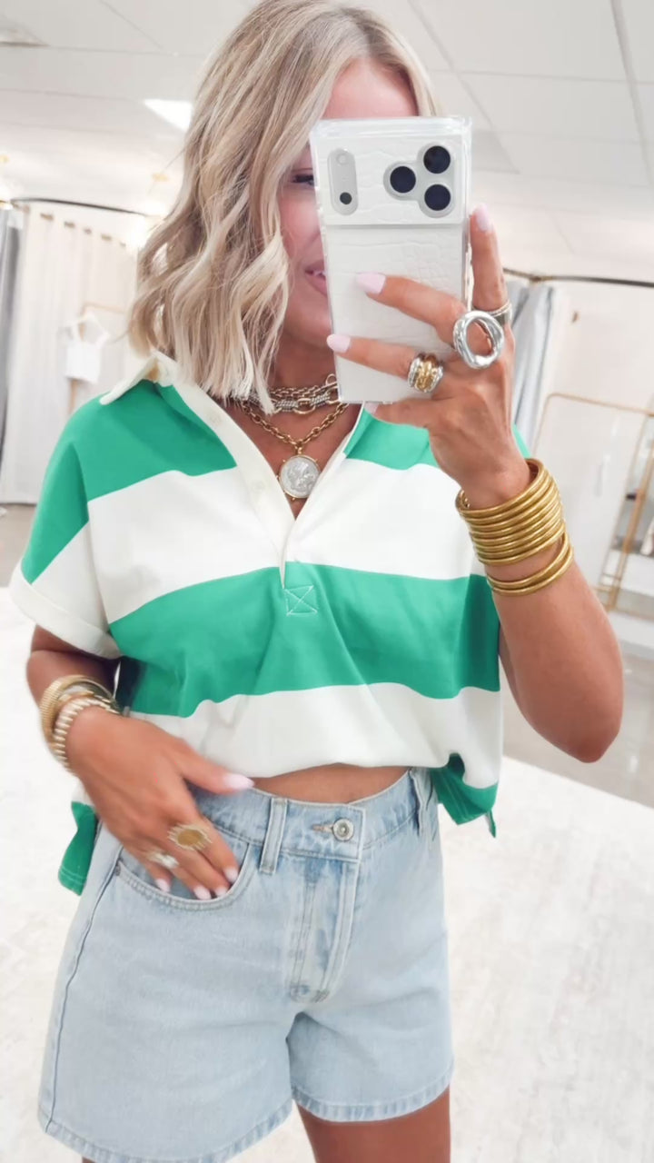 The Yacht Club Stripe Top