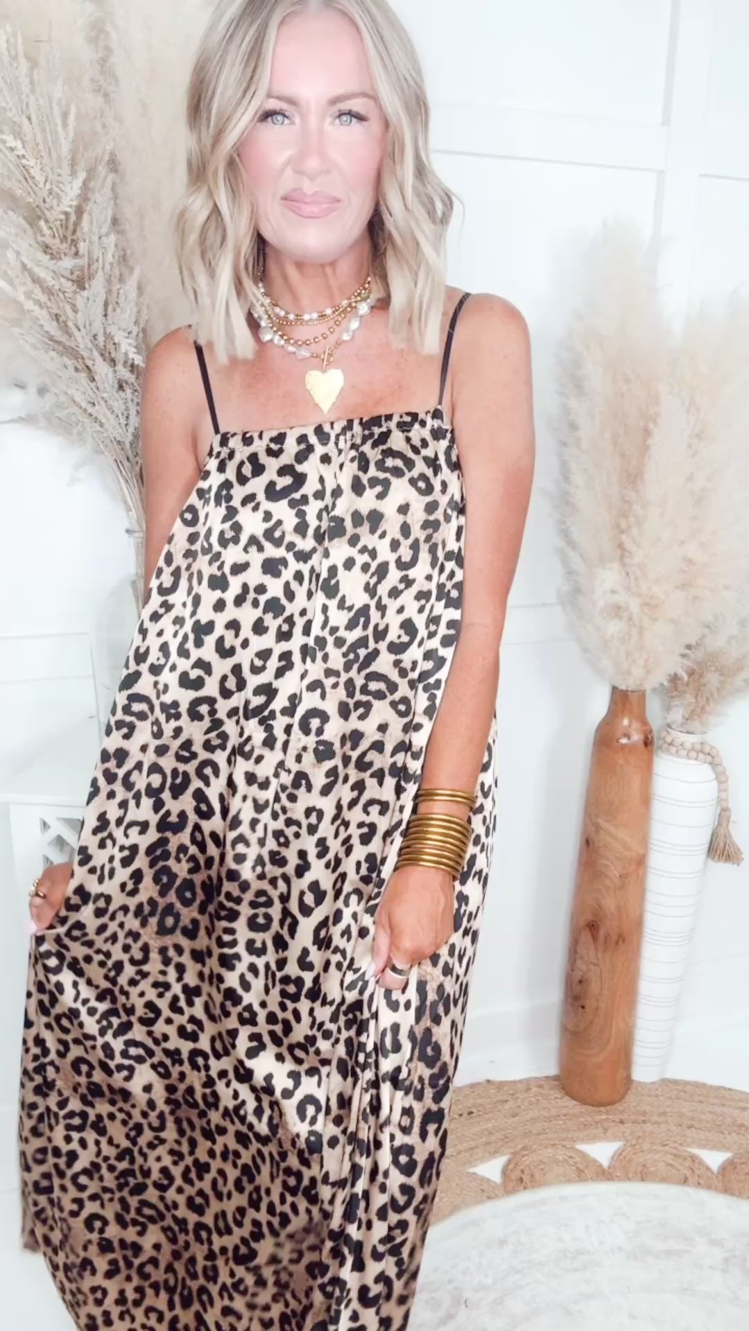 The Leopard Allure Midi Dress