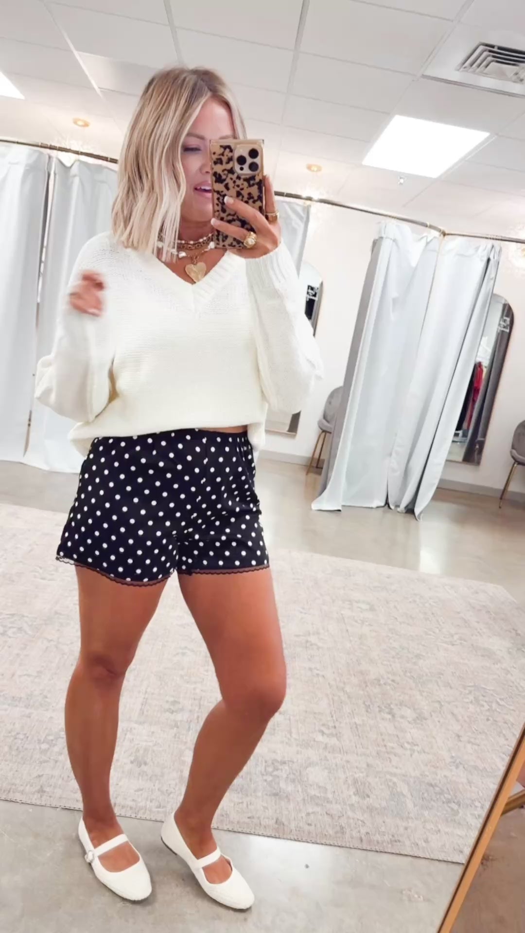 Alexis Raw Edge V-Neck Sweater