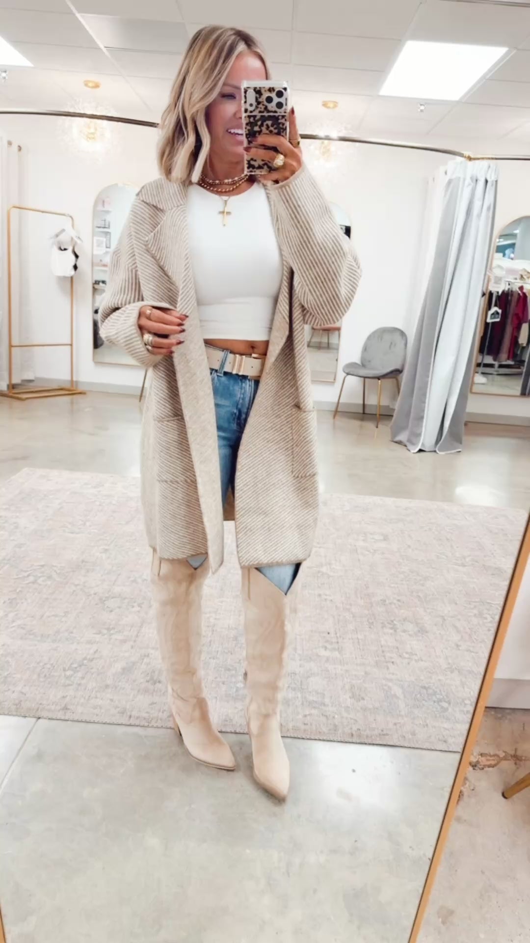 The Sutton Open Front Coat