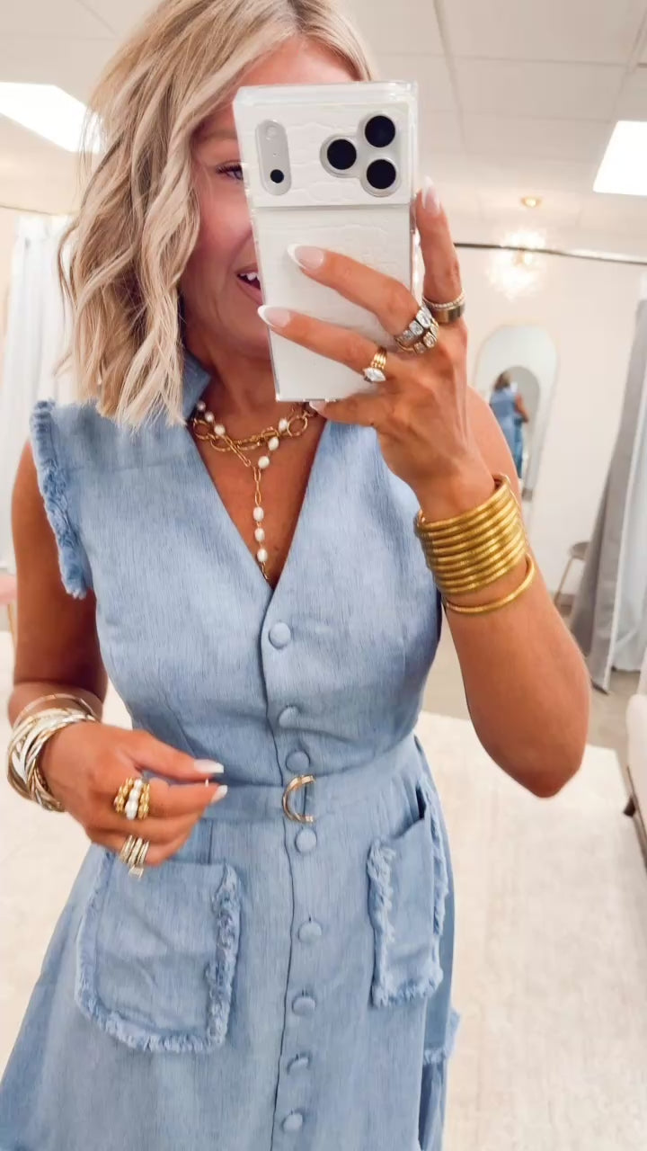 The Southern Charm Fringe Midi Dress