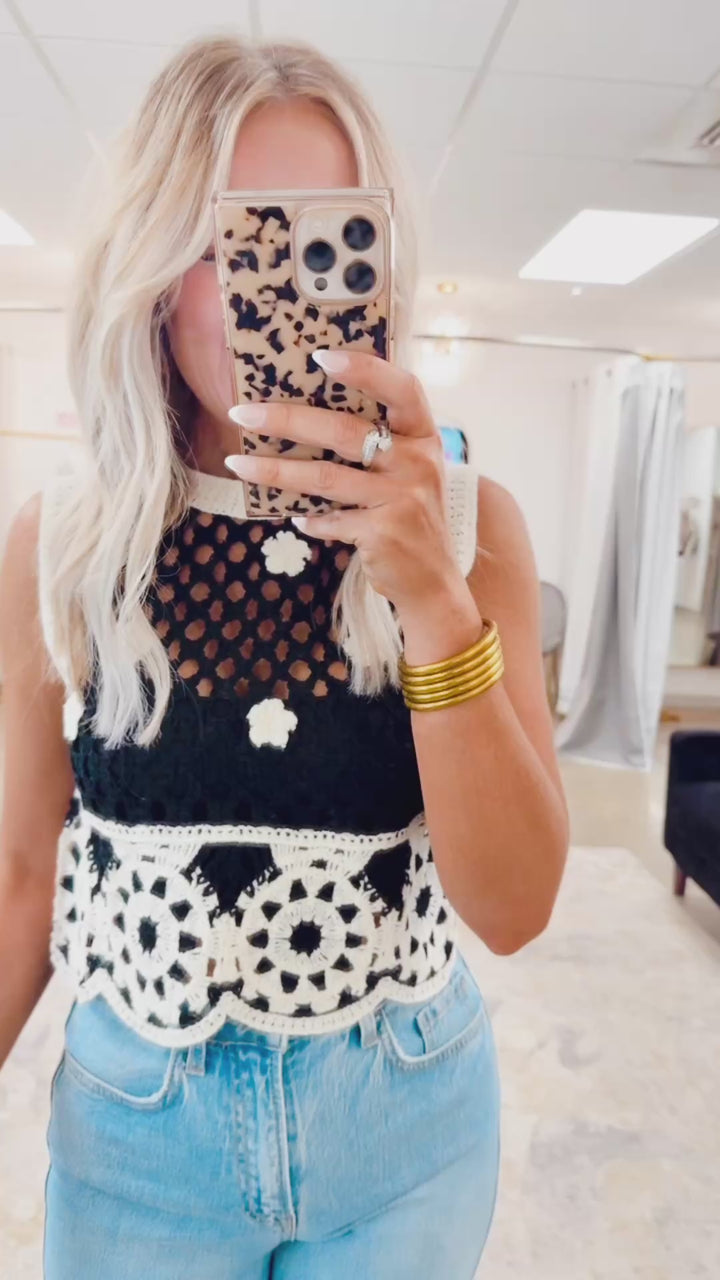 The Creamfield Crochet Top